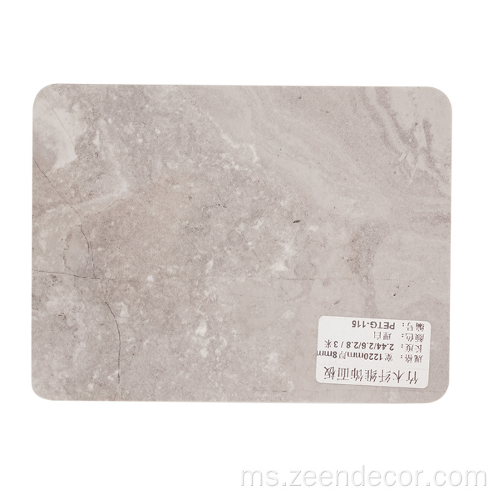 Lembaran Venir Tekstur Marmar Marmar Flame-Retardant